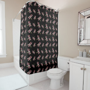 Rideaux De Douche Dancing Pink Dragonart