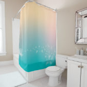 Rideaux De Douche Dandelion arrière - plan (En situation)