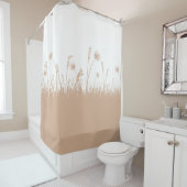 Rideaux De Douche Dandelion dans le jardin d'automne (En situation)