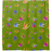 Rideaux De Douche Danse avec le Vent Springtime.jpg (Devant)