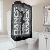 Rideaux De Douche Danse et Lettres (Danse) (En situation)