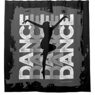Rideaux De Douche Danse et Lettres (Danse)