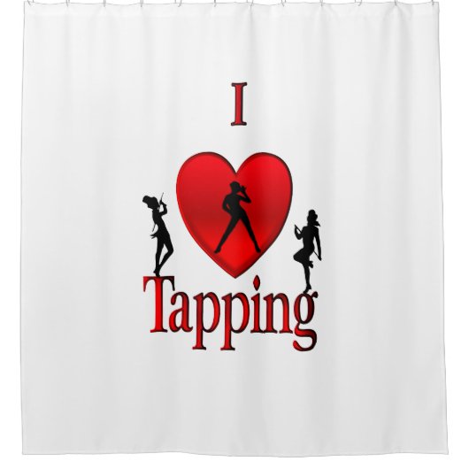 Rideaux De Douche Danse I Heart Tap (Devant)