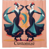 Rideaux De Douche Danseuse flamenco Thunder_Cove (Devant)