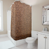 Rideaux De Douche dark leather background (En situation)