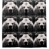 RIDEAUX DE DOUCHE D'ART GRIZZLY BEAR (Devant)