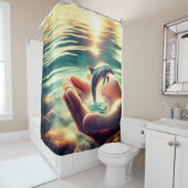 Rideaux De Douche Dauphin (En situation)