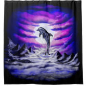 Rideaux De Douche Dauphin clair de lune (Devant)