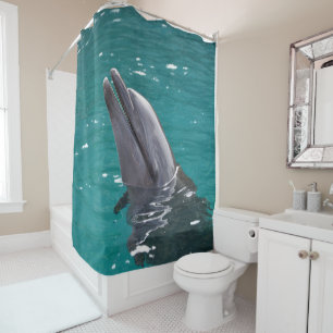 Rideaux De Douche Dauphin en vert