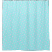 Rideaux De Douche Dauphin simple propre frais aqua marin rose (Devant)