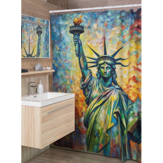 Rideaux De Douche Dawn of Liberty, coutume