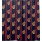 Rideaux De Douche Day of the Dead Sugar Skull (Cedar) (Devant)