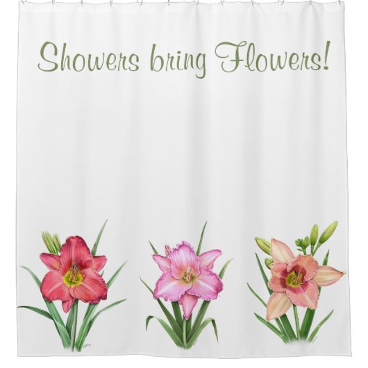 Rideaux De Douche Daylily Garden (Devant)