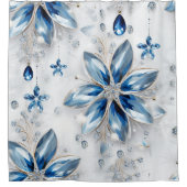 Rideaux De Douche Décor de l'événement hivernal (Devant)