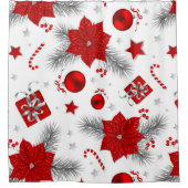 Rideaux De Douche Décor de Noël motif (Devant)