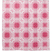 Rideaux De Douche Décor en dentelle sans charme motif élégant (Devant)