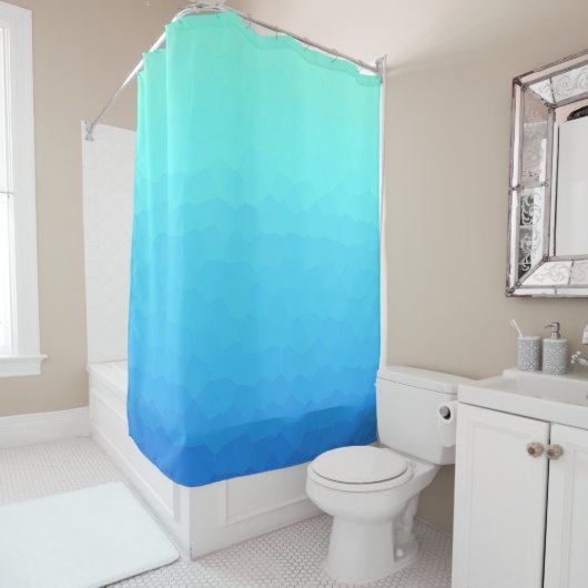 Rideaux De Douche Décor nautique - Eaux profondes (En situation)