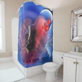 Rideaux De Douche Décor romantique (En situation)