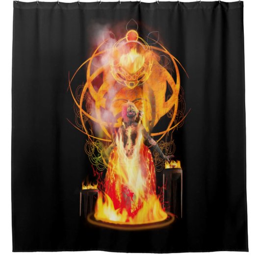 Rideaux De Douche Déesse du feu PELE (Devant)