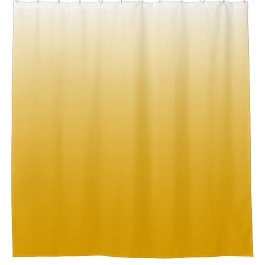 Rideaux De Douche dégradé à deux tons foncé jaune (Devant)
