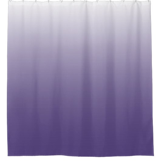 Rideaux De Douche dégradé à deux tons ombre Ultra Violet (Devant)