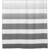 Rideaux De Douche dégradé en niveaux de gris (Devant)