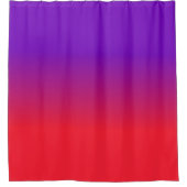 Rideaux De Douche Dégradé pourpre et rouge (Devant)