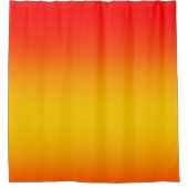 Rideaux De Douche Dégradé rouge orange jaune (Devant)