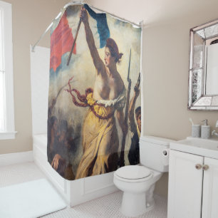 Rideaux De Douche Delacroix - La Liberté guidant le peuple Gros plan