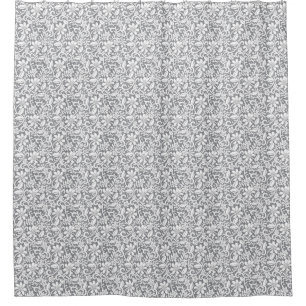 Rideaux De Douche Dentelle blanche 1