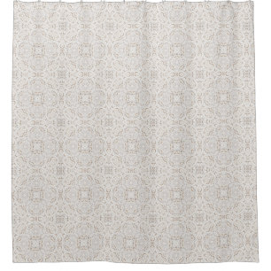 Rideaux De Douche dentelle de papier vintage