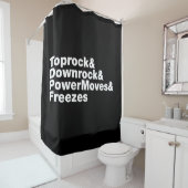 Rideaux De Douche Déplacements de rupture (Breakdance) (En situation)