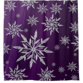 Rideaux De Douche Des étoiles de Noël pourries avec du cristal de gl (Devant)