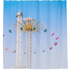 Rideaux De Douche Des gens font du swing amusement ride