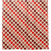 Rideaux De Douche Des nuances de Pois rouges par Shirley Taylor (Devant)