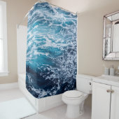 Rideaux De Douche Des vagues de mer impressionnantes | Meilleur cade (En situation)