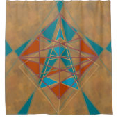 Rideaux De Douche Désert du Sud-Ouest Indien Star Man Design Art (Devant)