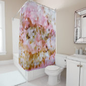 Rideaux De Douche Design 108 Mosaïque Brown rose (En situation)
