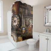 Rideaux De Douche Design à vapeur magnifique (En situation)