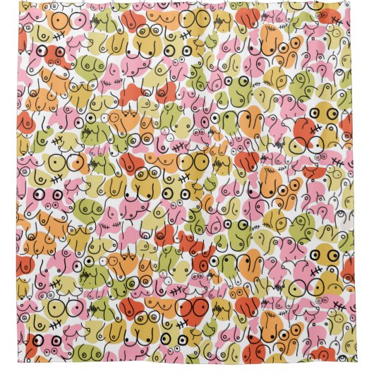 Rideaux De Douche design amusant (Devant)