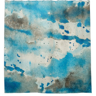 Rideaux De Douche Design arrière - plan aquarelle