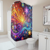 Rideaux De Douche Design artistique (En situation)