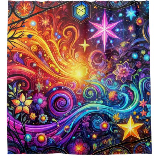 Rideaux De Douche Design artistique (Devant)