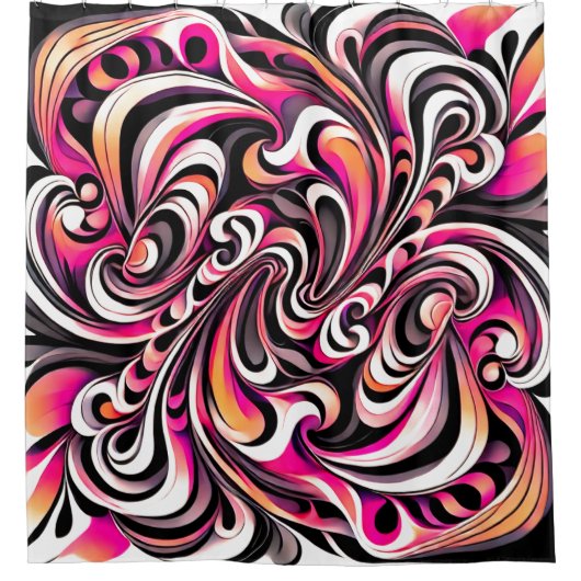 Rideaux De Douche Design artistique (Devant)