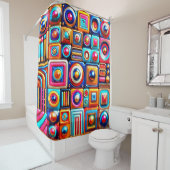 Rideaux De Douche Design artistique (En situation)