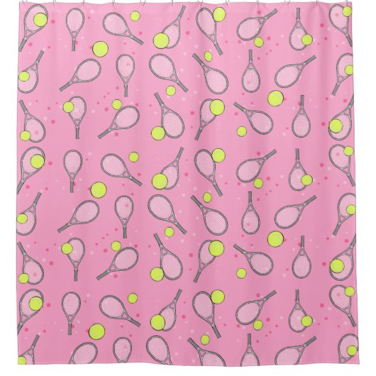 Rideaux De Douche Design de tennis (Devant)