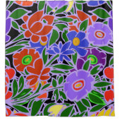 Rideaux De Douche Design floral n° 5 (Devant)