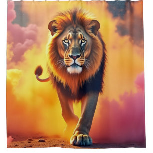 Rideaux De Douche Design Lion