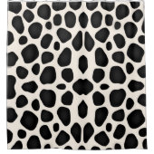 Rideaux De Douche Design moderne noir motif (Devant)