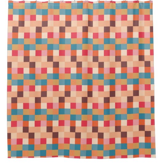 Rideaux De Douche Design Motif Abstrait moderne (Devant)